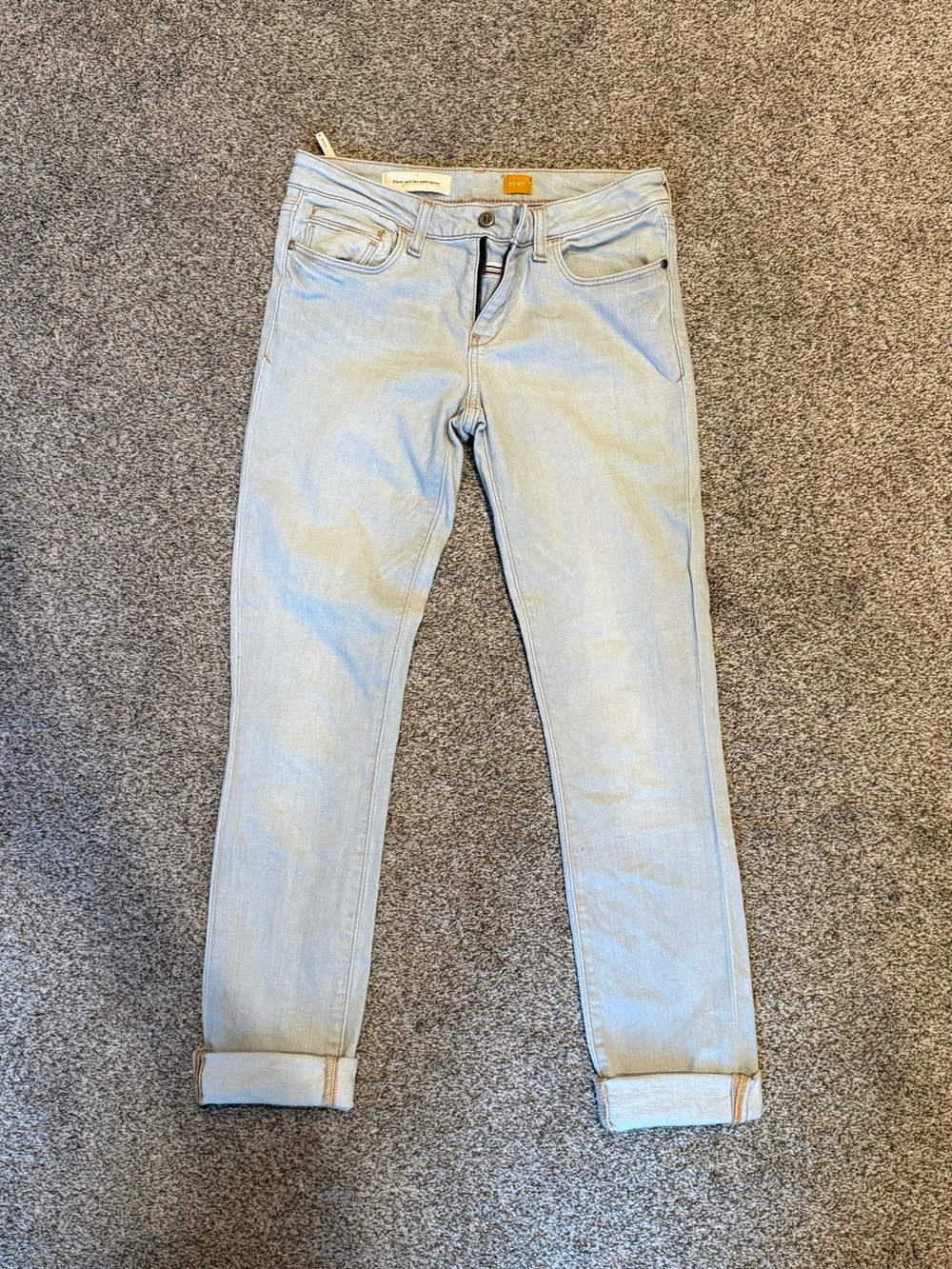 Pilcro and the Letterpress Light Blue Boyfriend Jeans